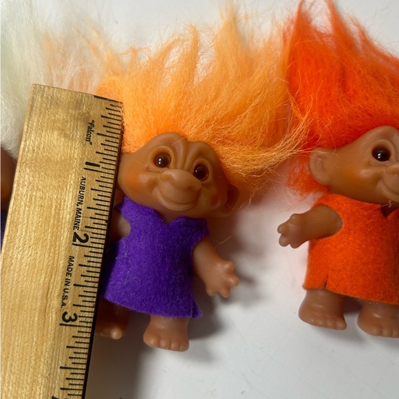 Vintage DAM Mini Troll Dolls Set of 4 - Picture 9 of 11